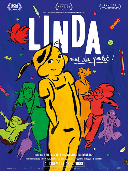 Affiche film Linda veut du poulet