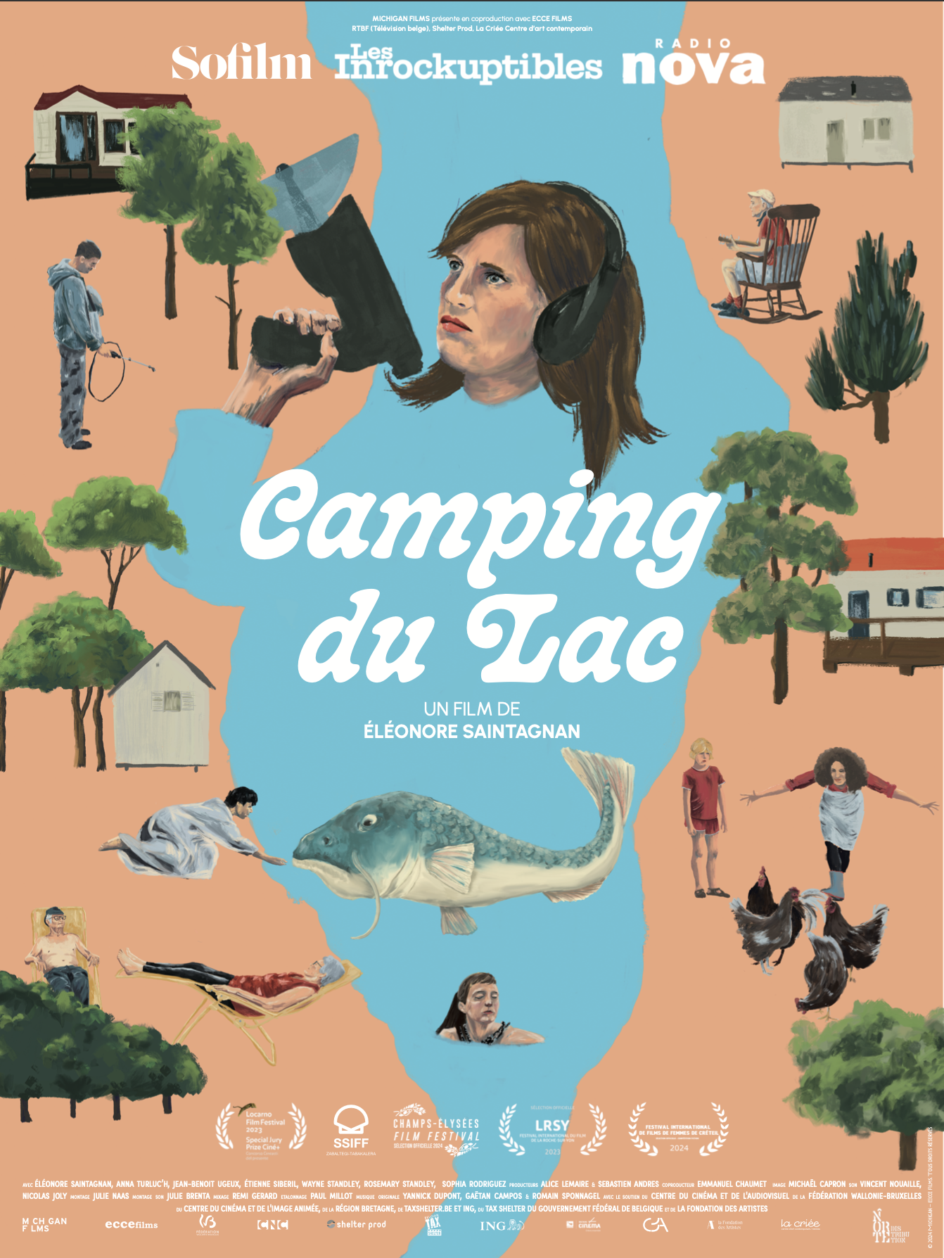 Affiche film Camping du Lac