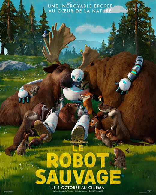 Affiche film Le robot sauvage