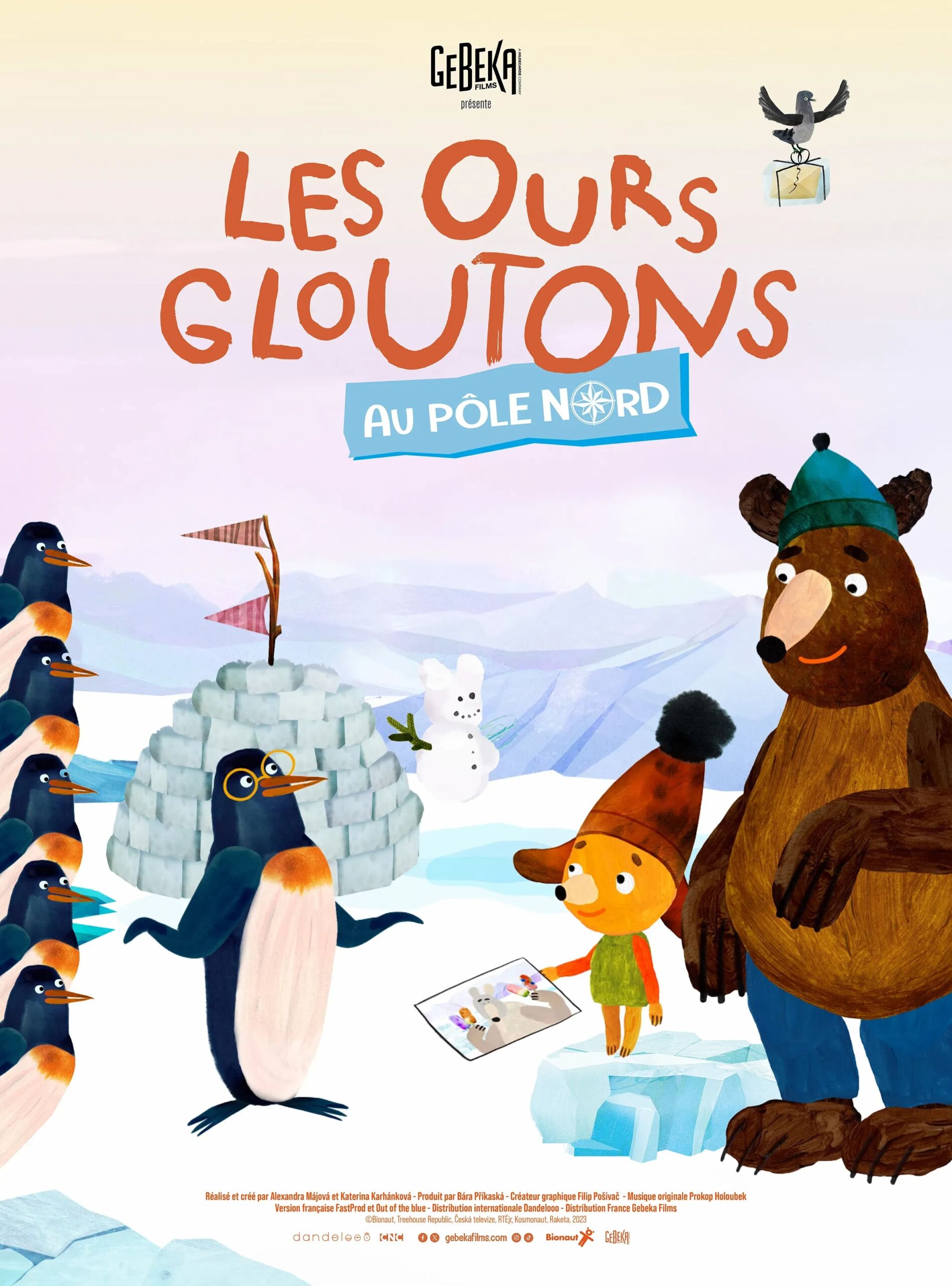 Affiche film Les ours gloutons au pôle nord