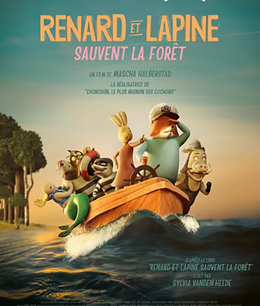 Affiche film Renard et Lapine sauvent la forêt