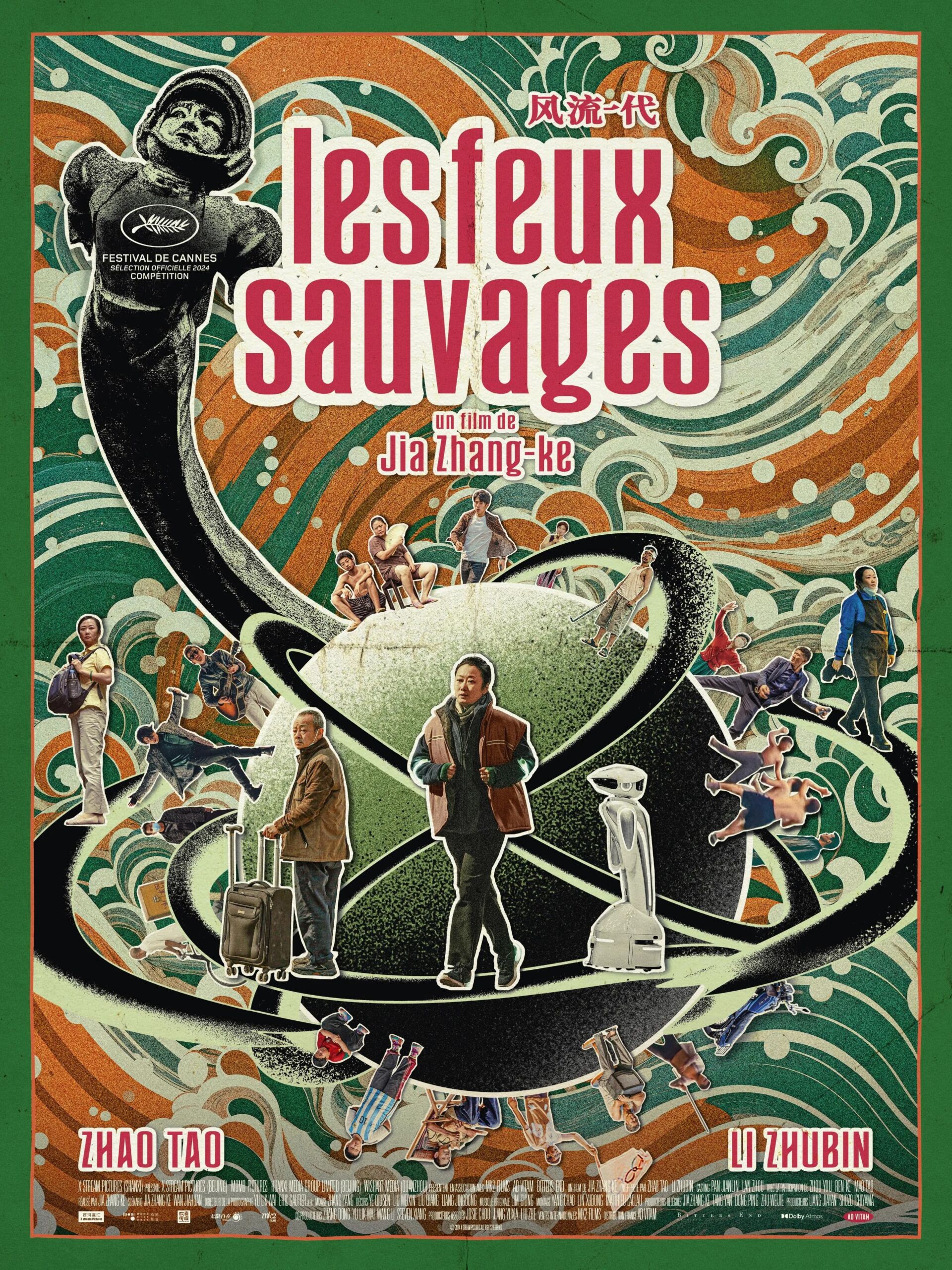 Affiche film Les feux sauvages