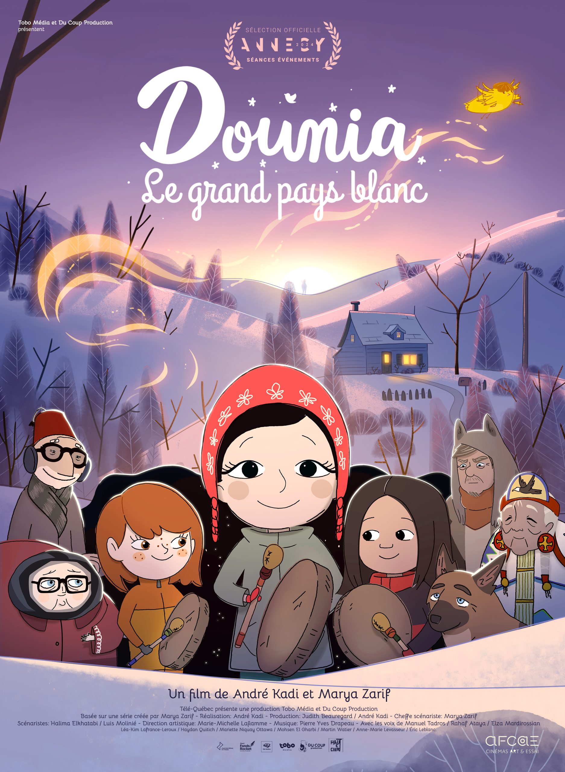 Affiche film Dounia, le grand pays blanc